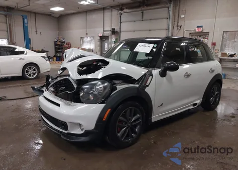 2014 Mini Countryman John Cooper Works z USA, uszkodzony, nr VIN WMWXD1C51EWL99616